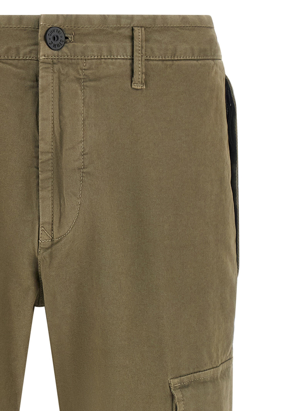 Men’s Stone Island Bicolor Cotton Cargo Pants