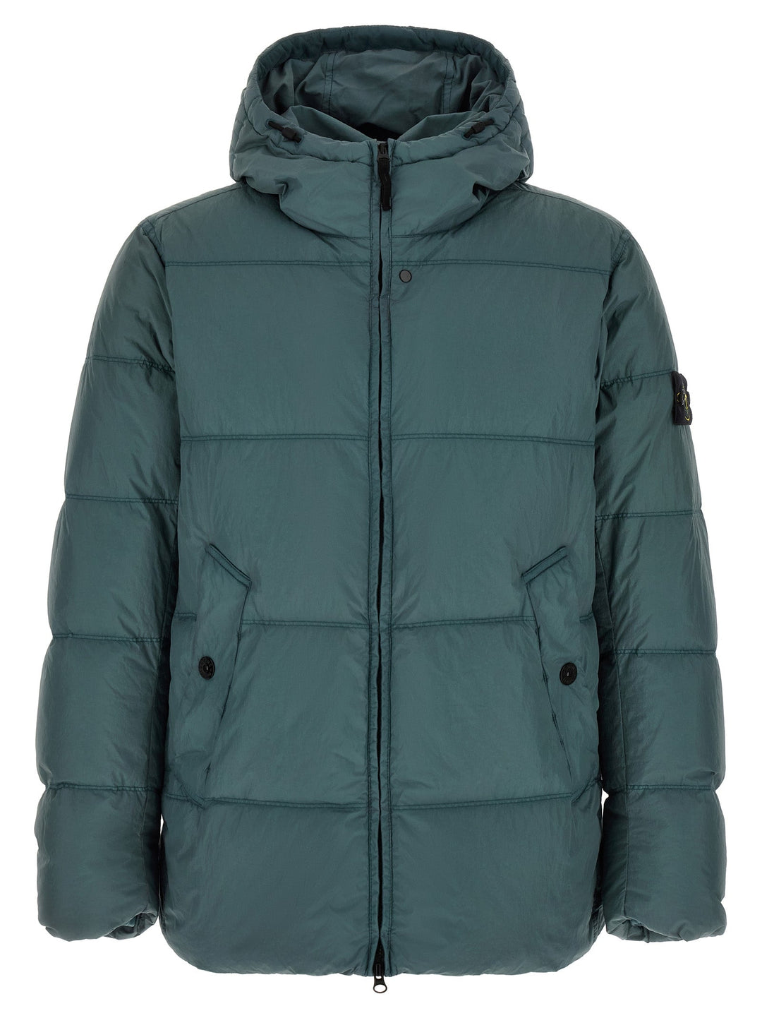 Men’s Stone Island Bicolor Polyamide Full-length Jacket