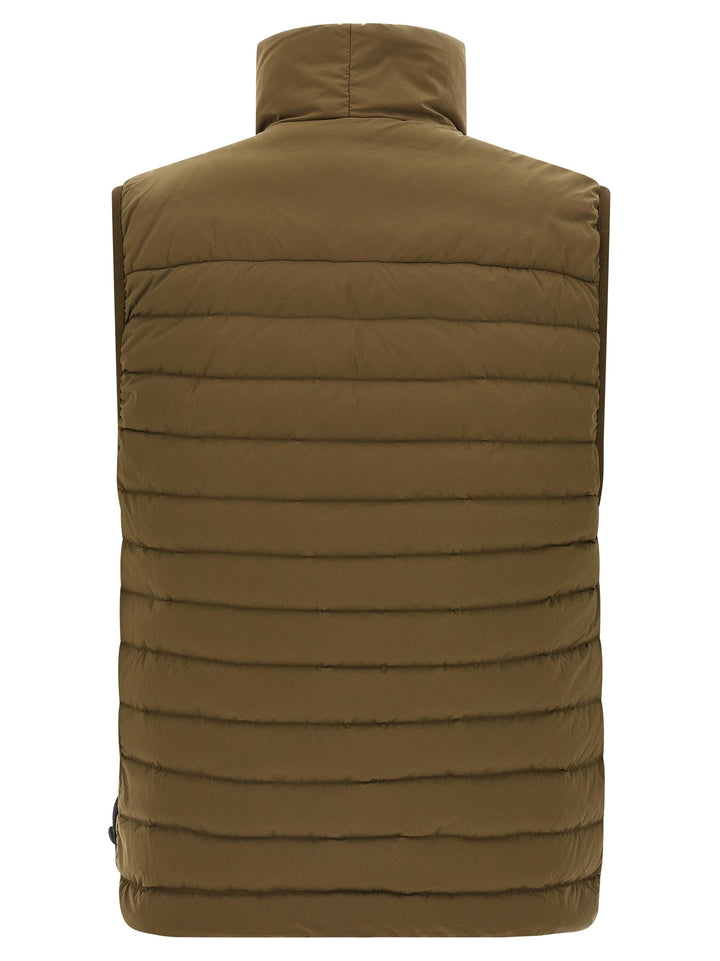 Men’s Stone Island Bicolor Polyamide Sleeveless Jacket