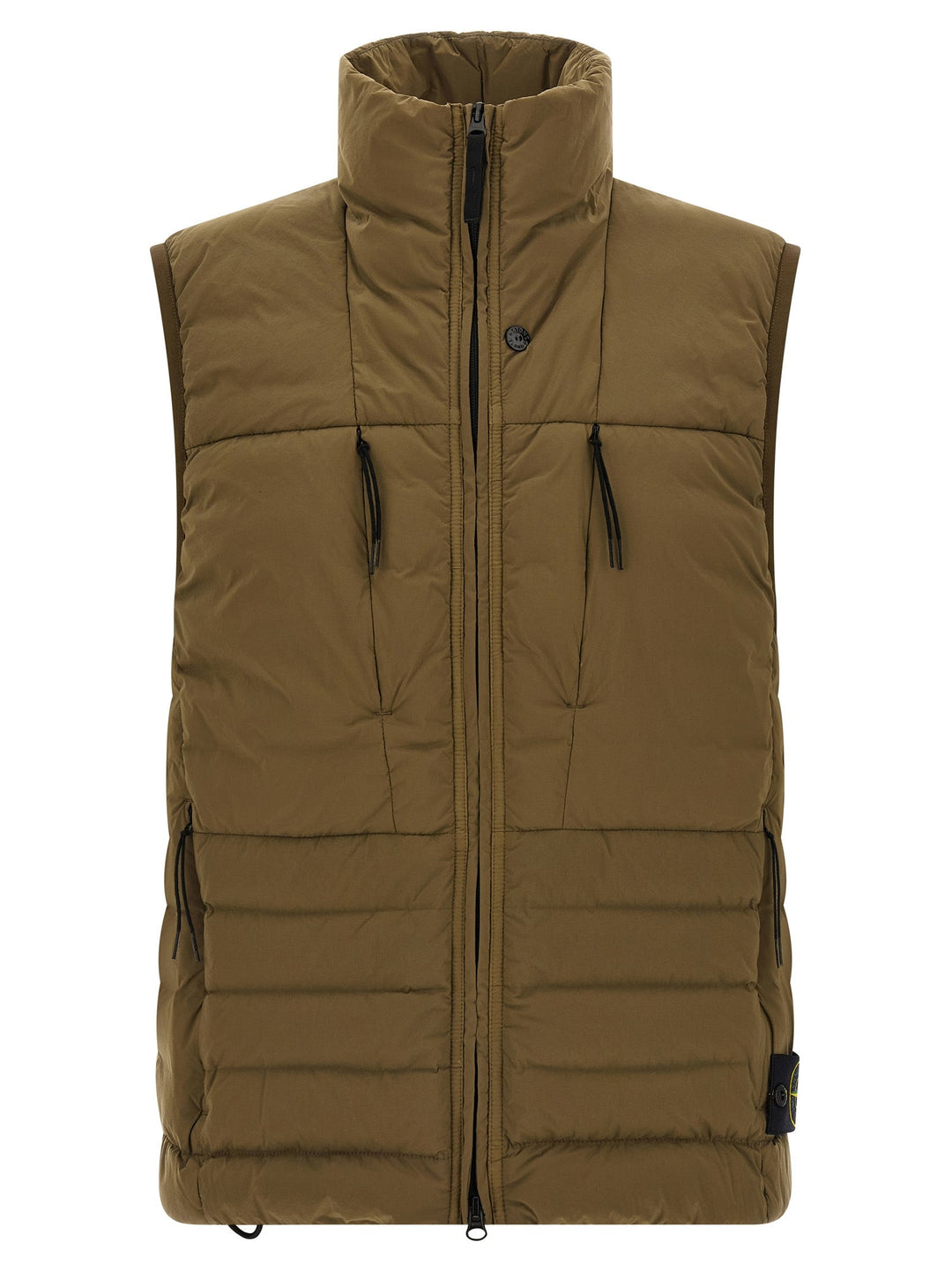 Men’s Stone Island Bicolor Polyamide Sleeveless Jacket