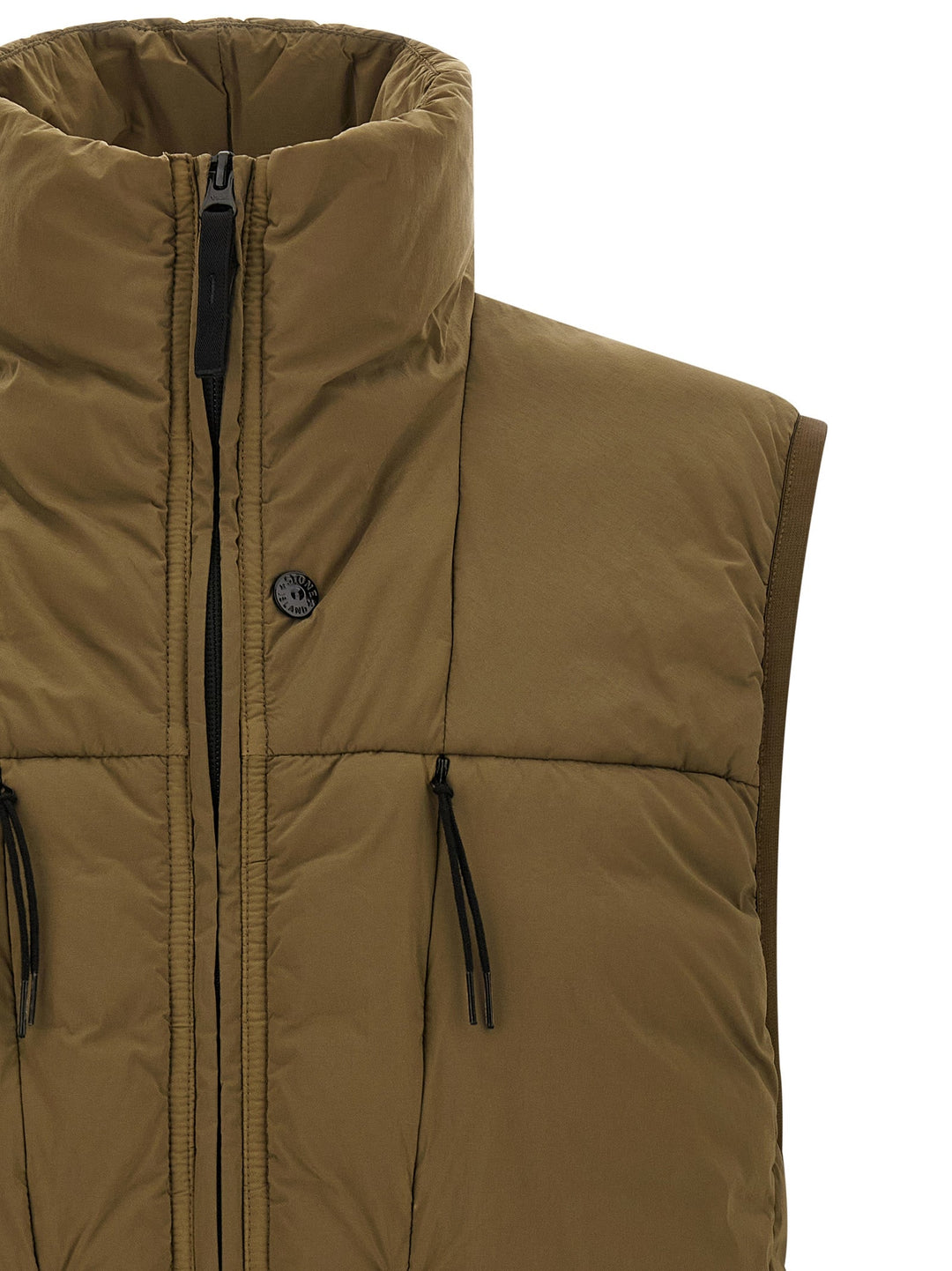 Men’s Stone Island Bicolor Polyamide Sleeveless Jacket
