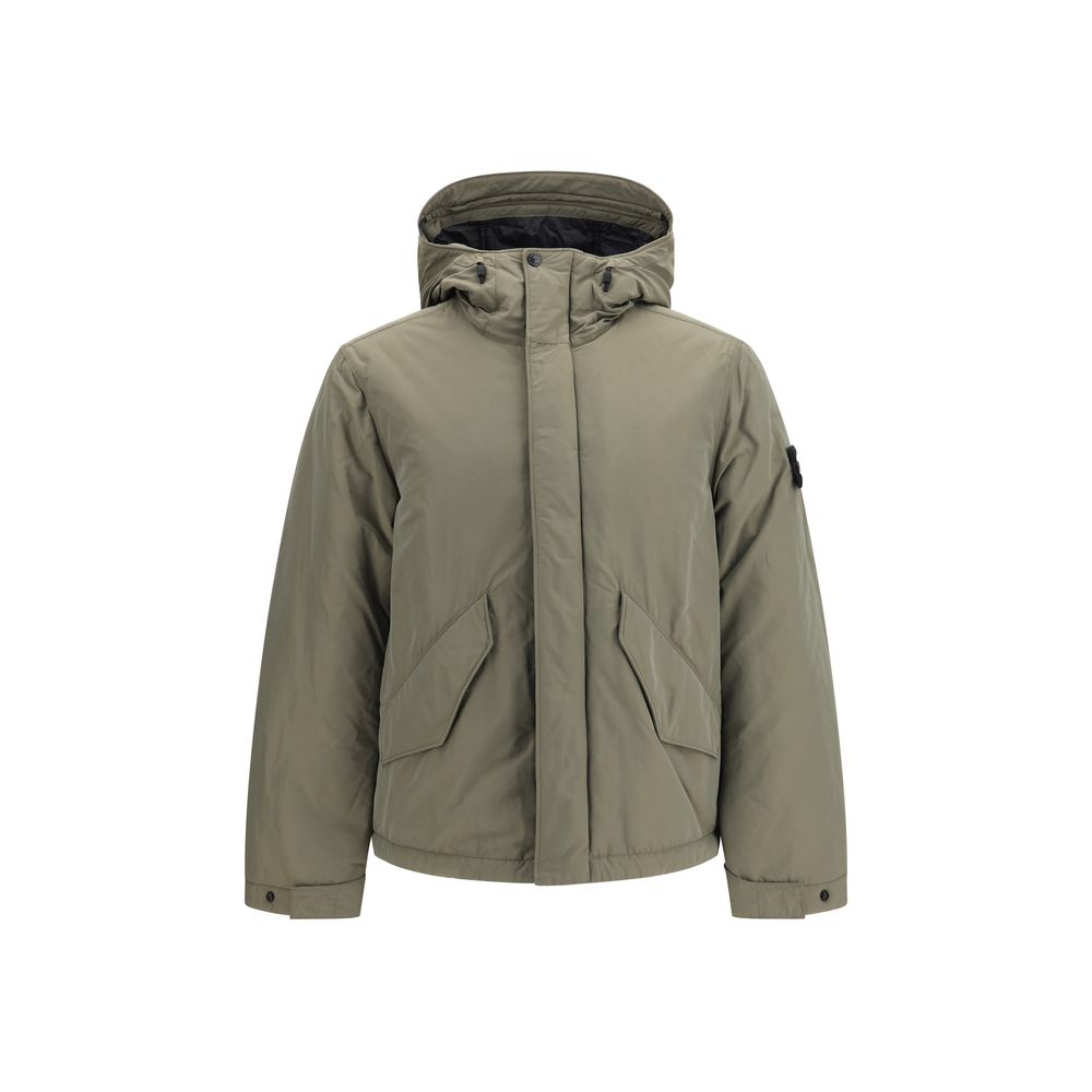Men’s Stone Island Bicolor Polyester Shell Jacket