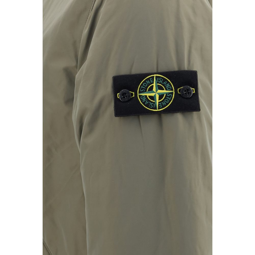 Men’s Stone Island Bicolor Polyester Shell Jacket