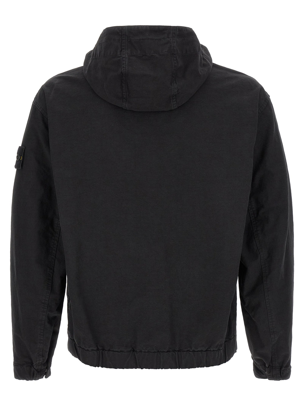 Men’s Stone Island Black Cotton Shell Jacket