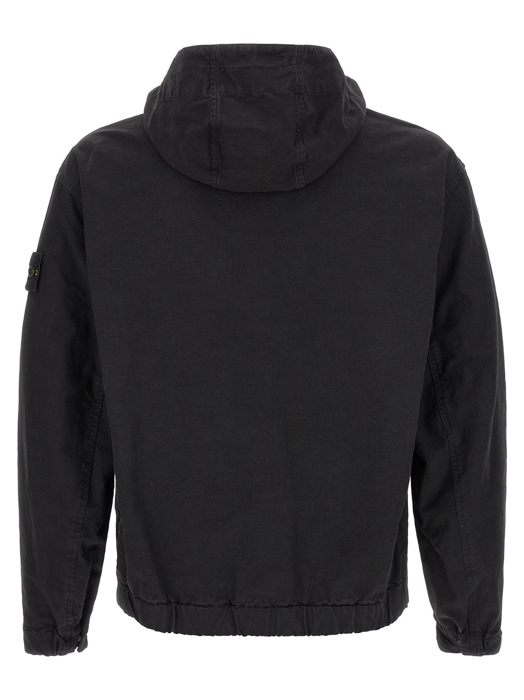 Men’s Stone Island Black Cotton Shell Jacket