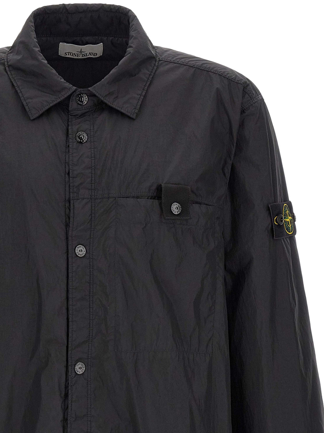 Men’s Stone Island Black Polyamide Shell Jacket