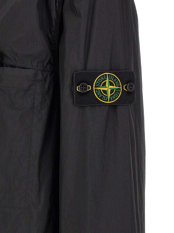 Men’s Stone Island Black Polyamide Shell Jacket