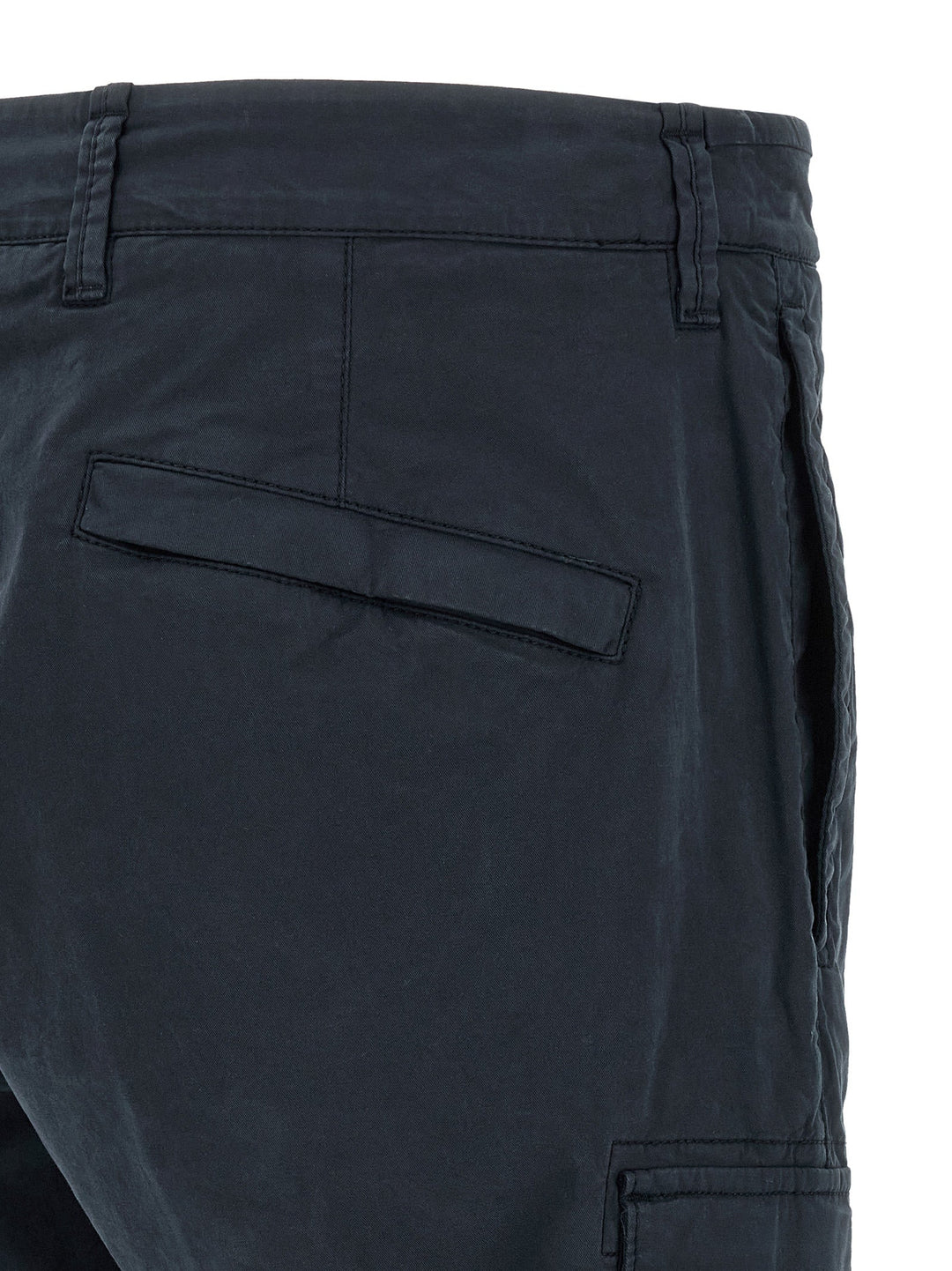 Men’s Stone Island Blue Cotton Cargo Pants