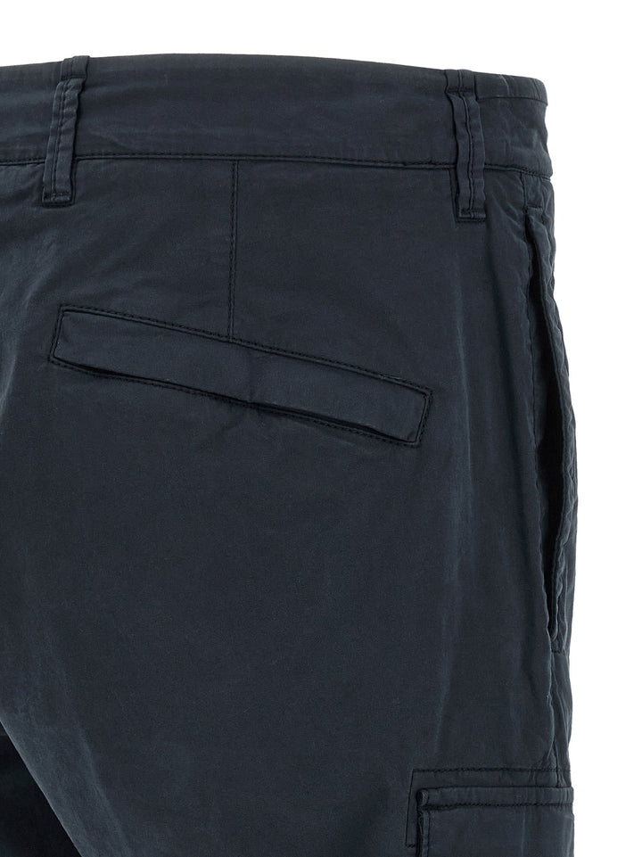 Men’s Stone Island Blue Cotton Cargo Pants