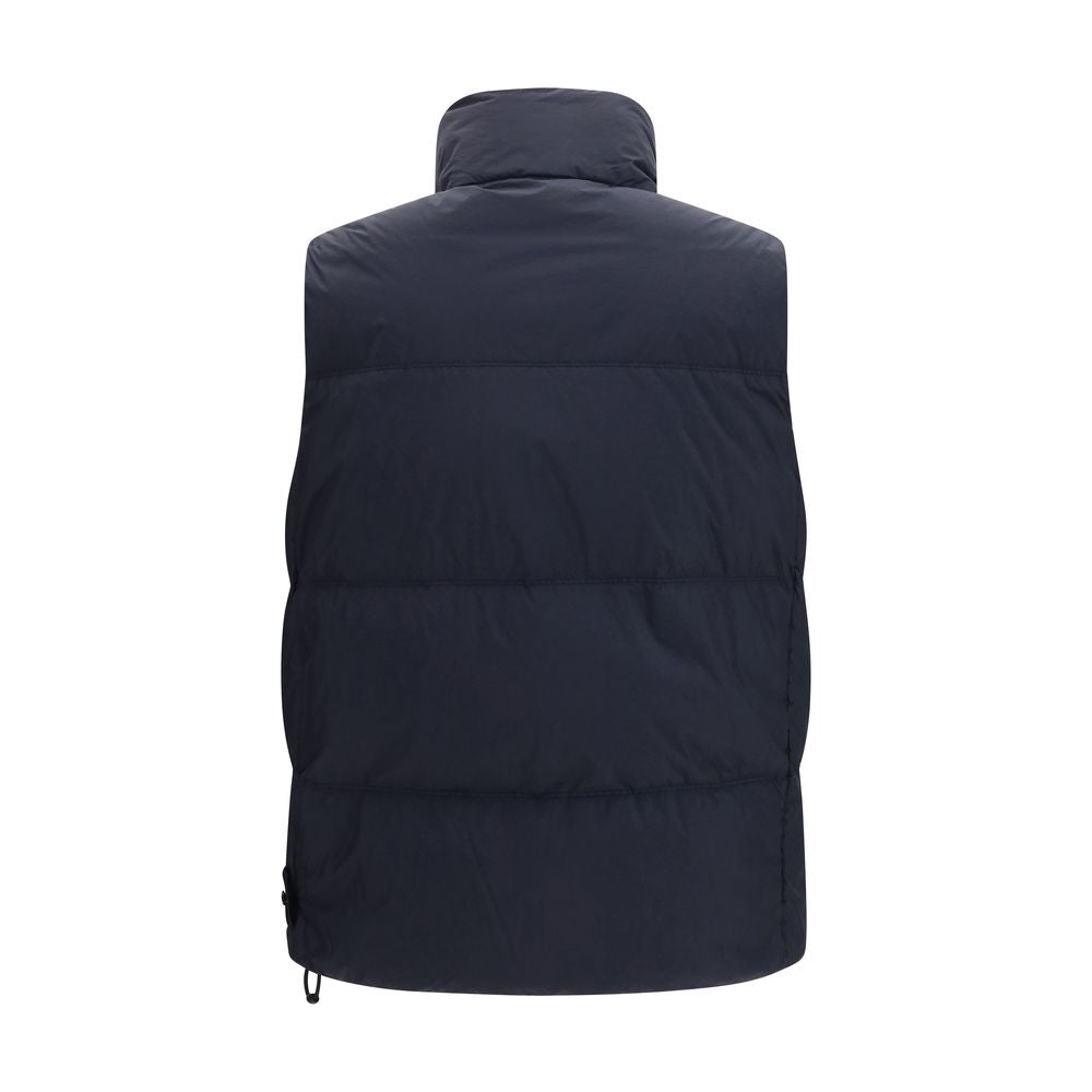 Men’s Stone Island Blue Goose Down Sleeveless Jacket