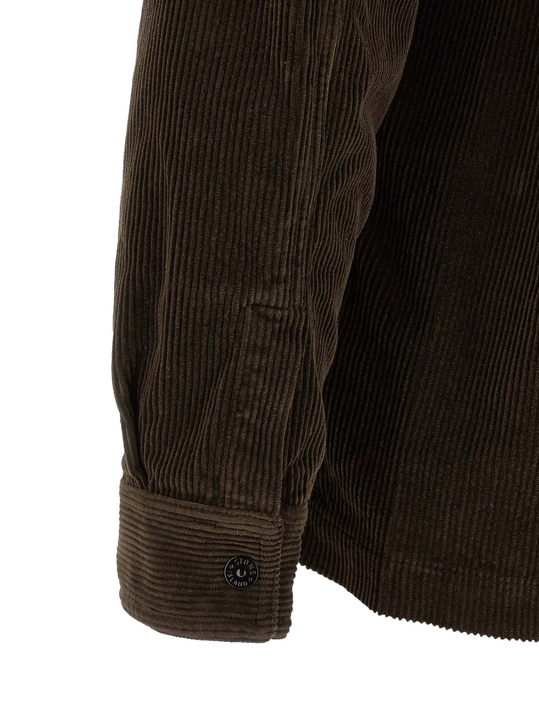 Stone Island Brown Cotton Blouse