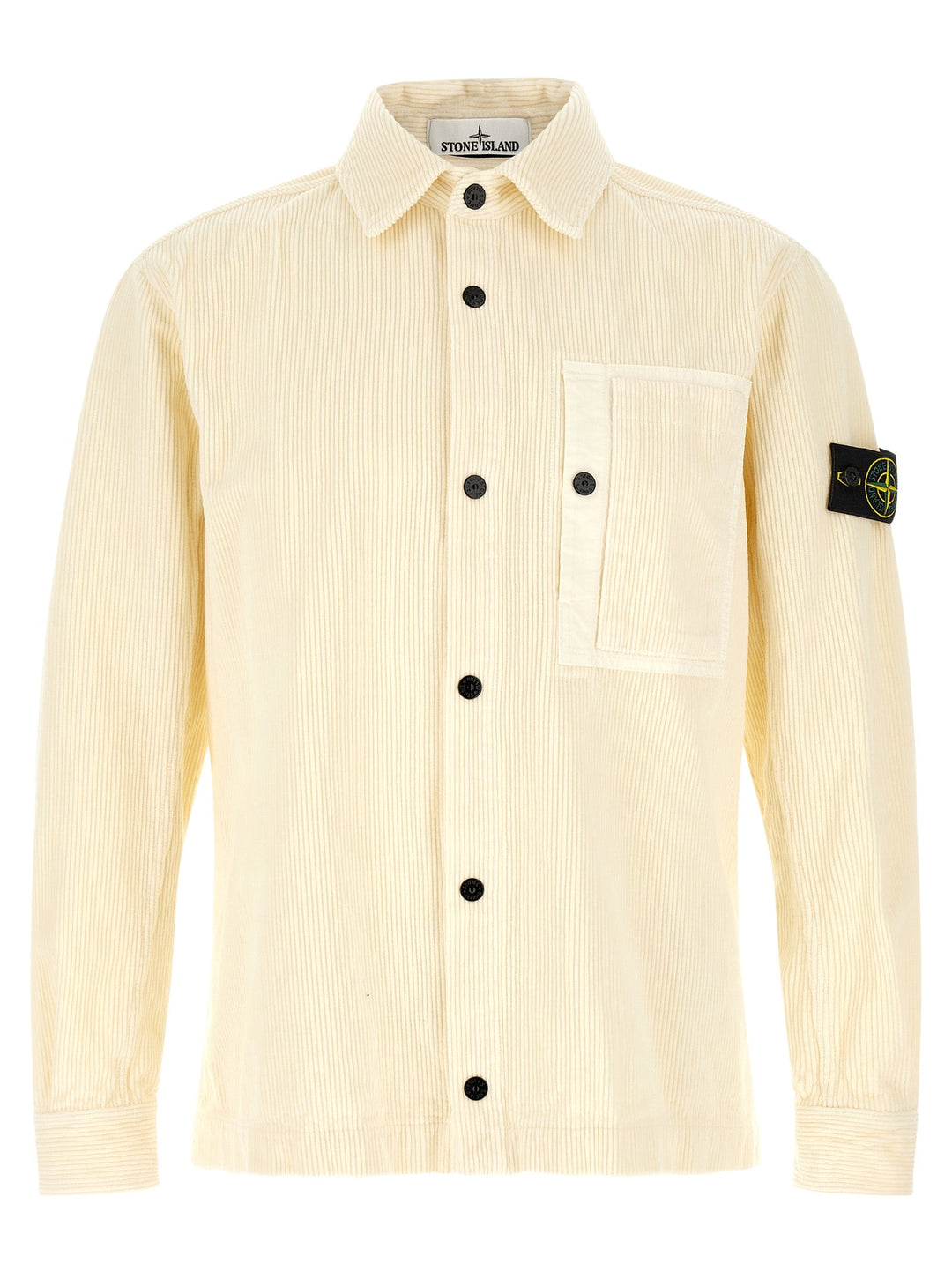 Stone Island White Cotton Blouse