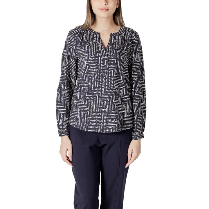 Men’s Street one Blue Viscose Blouse
