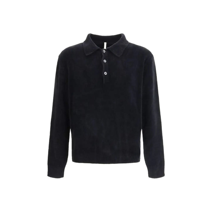 Men’s Sunflower Black Cotton Polo Shirt