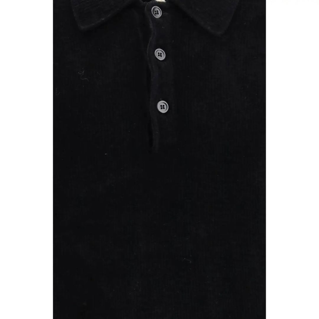 Men’s Sunflower Black Cotton Polo Shirt