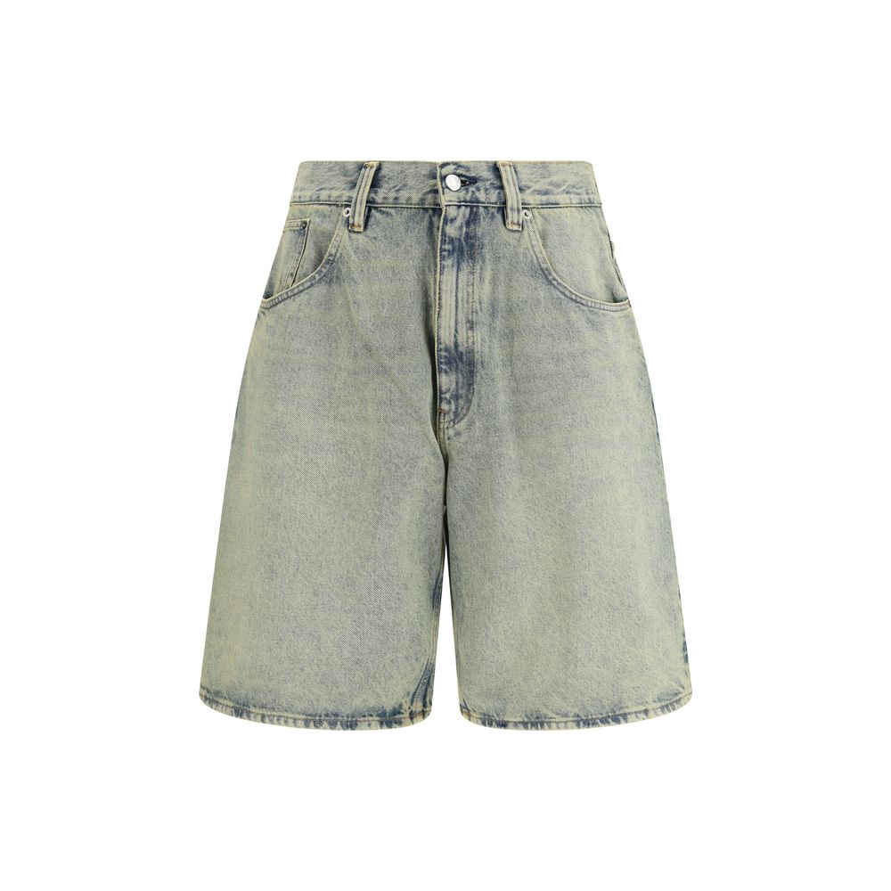 Men’s Sunflower Blue Cotton Bermuda Shorts