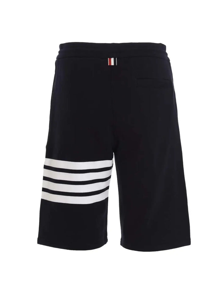 Men’s Thom Browne Blue Cotton Bermuda Shorts
