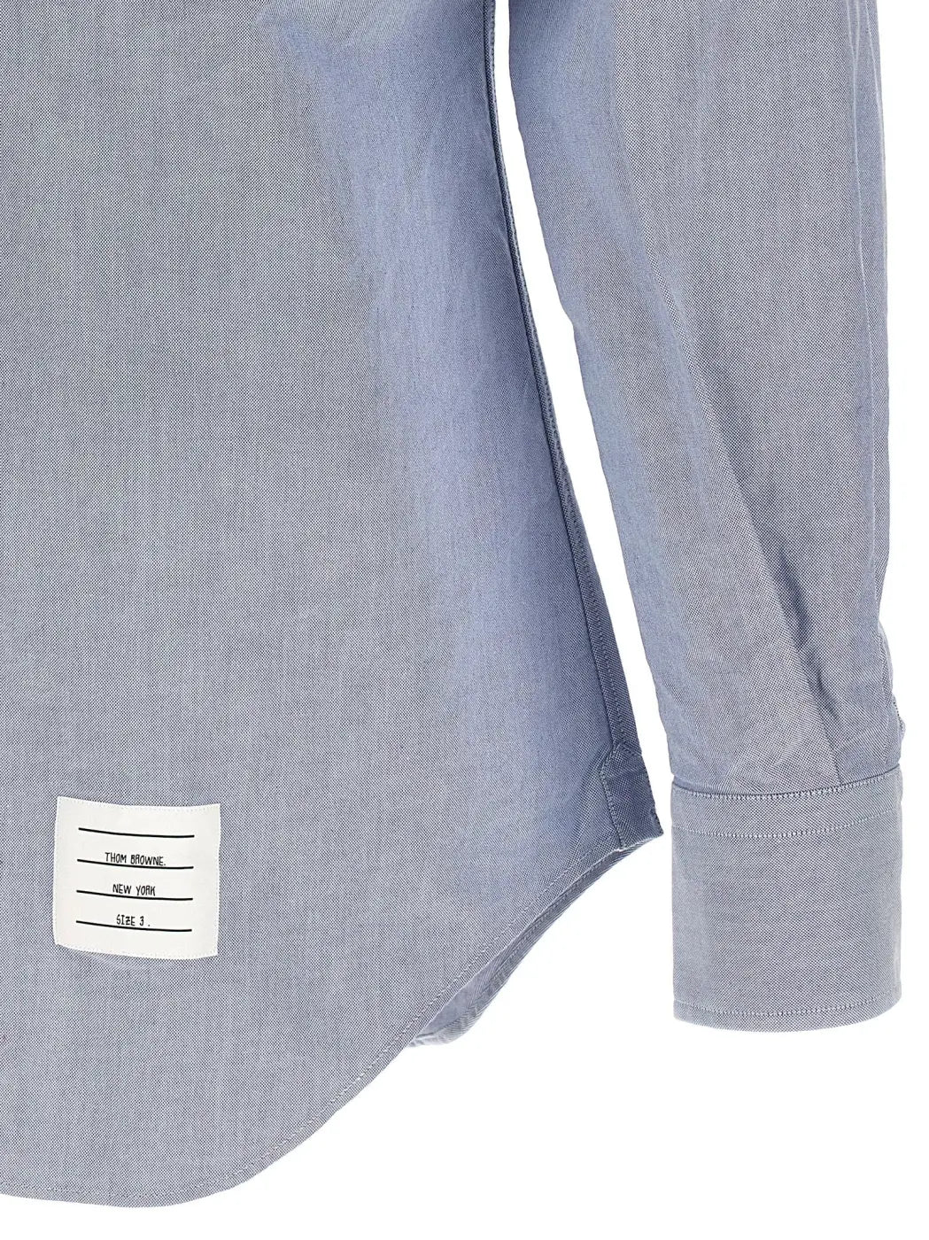 Men’s Thom Browne Blue Cotton Blouse