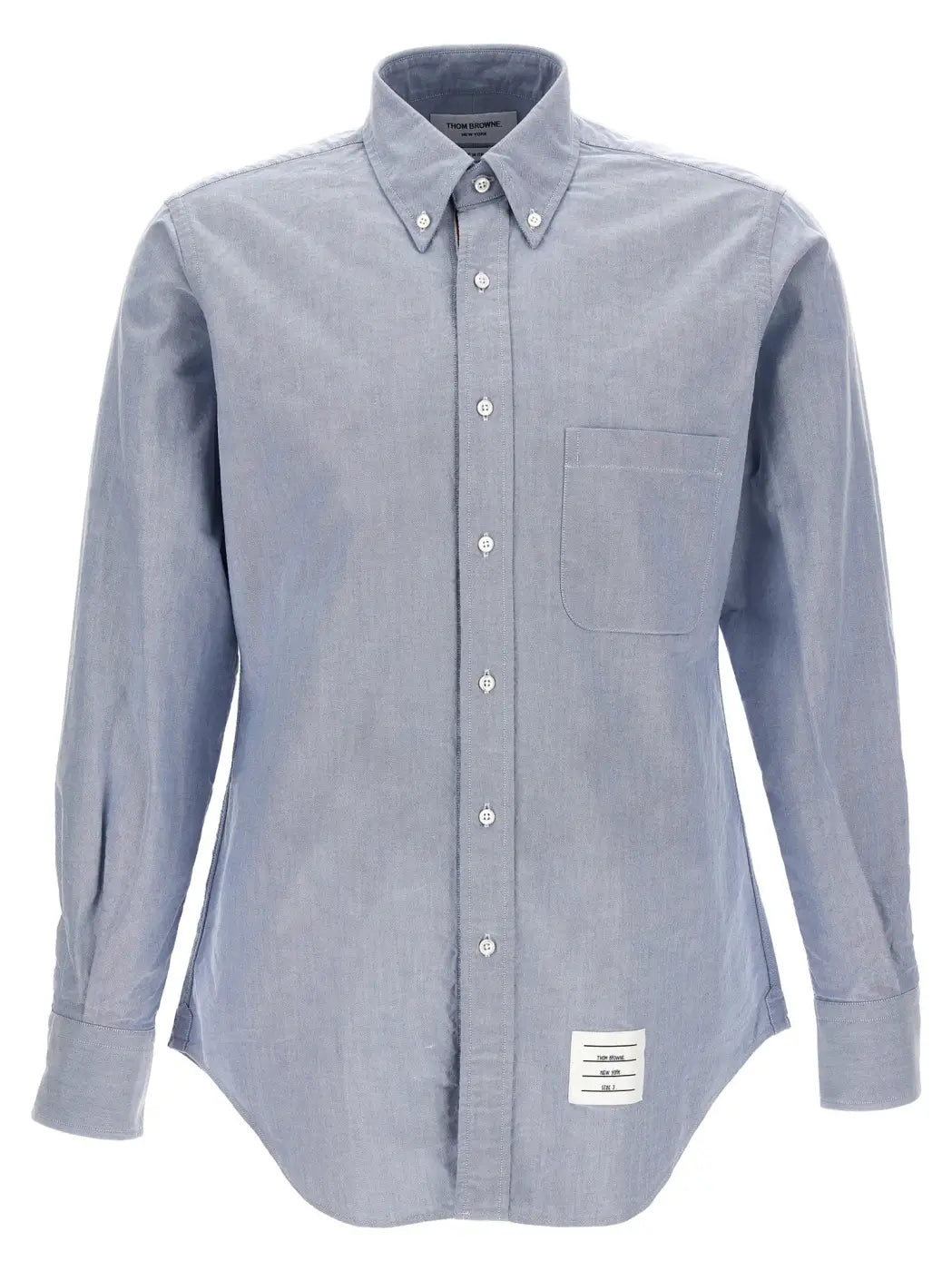 Men’s Thom Browne Blue Cotton Blouse