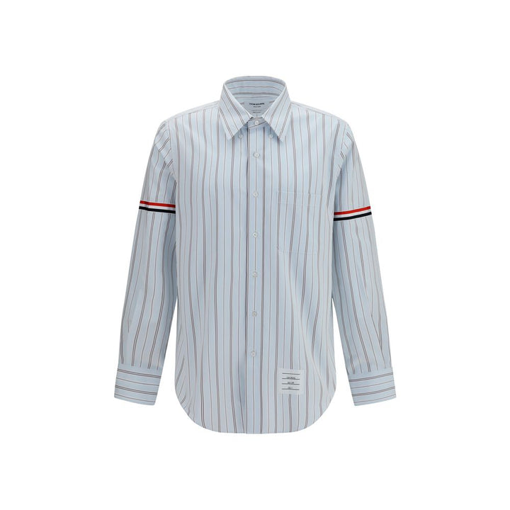Thom Browne Blue Cotton Dress Shirt