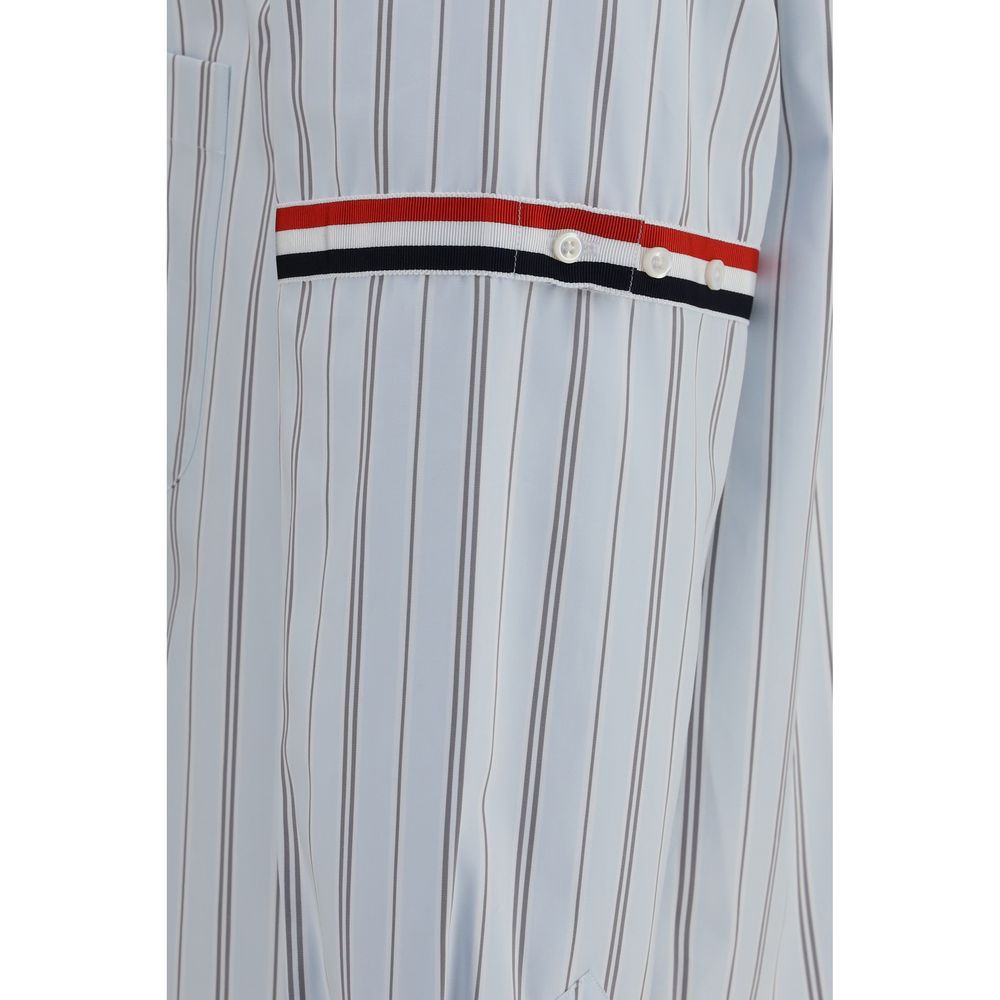 Thom Browne Blue Cotton Dress Shirt