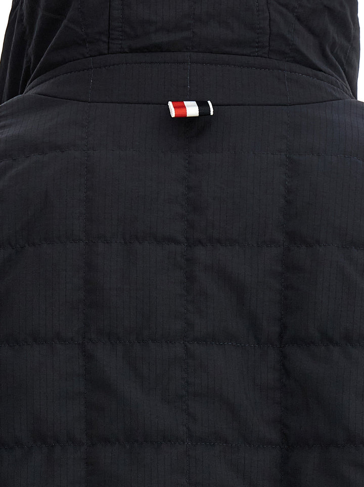 Men’s Thom Browne Blue Polyamide Shell Jacket