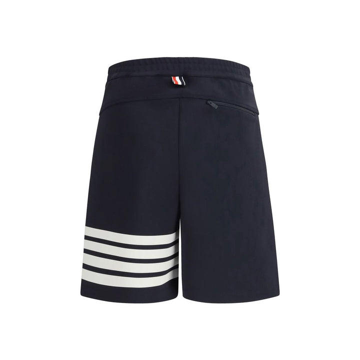 Men’s Thom Browne Blue Viscose Bermuda Shorts