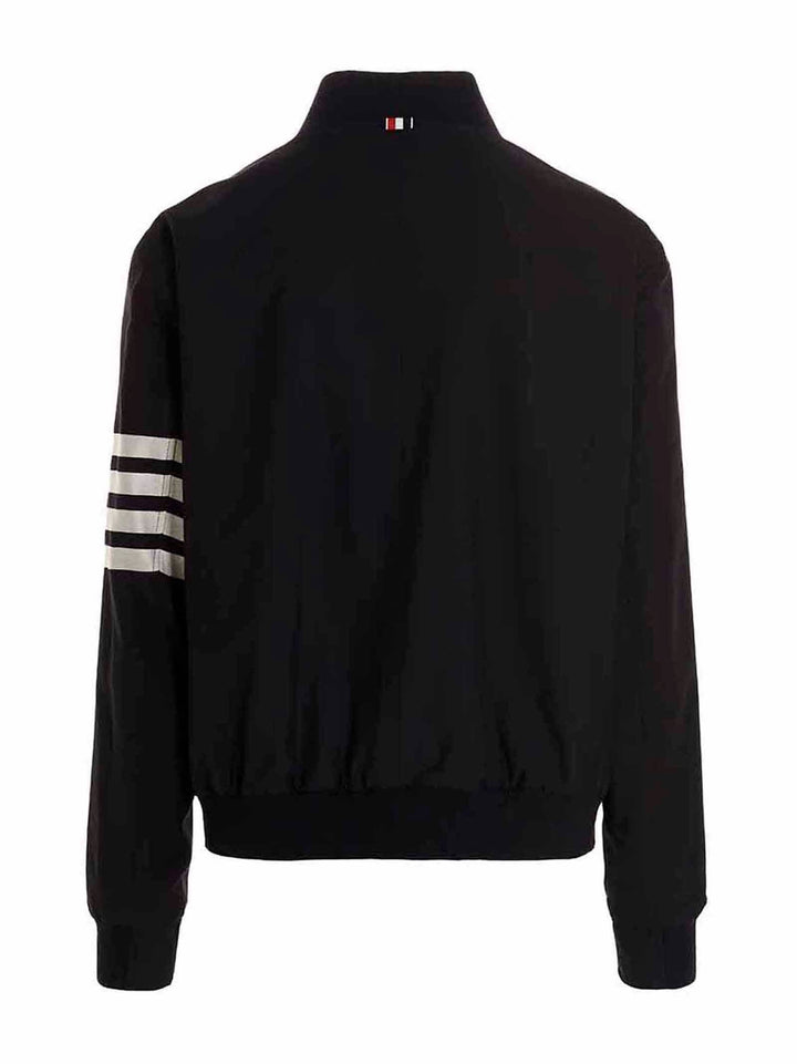Men’s Thom Browne Blue Wool Bomber