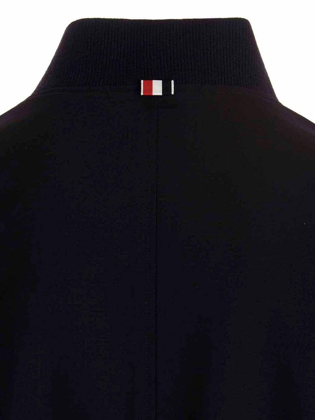 Men’s Thom Browne Blue Wool Bomber