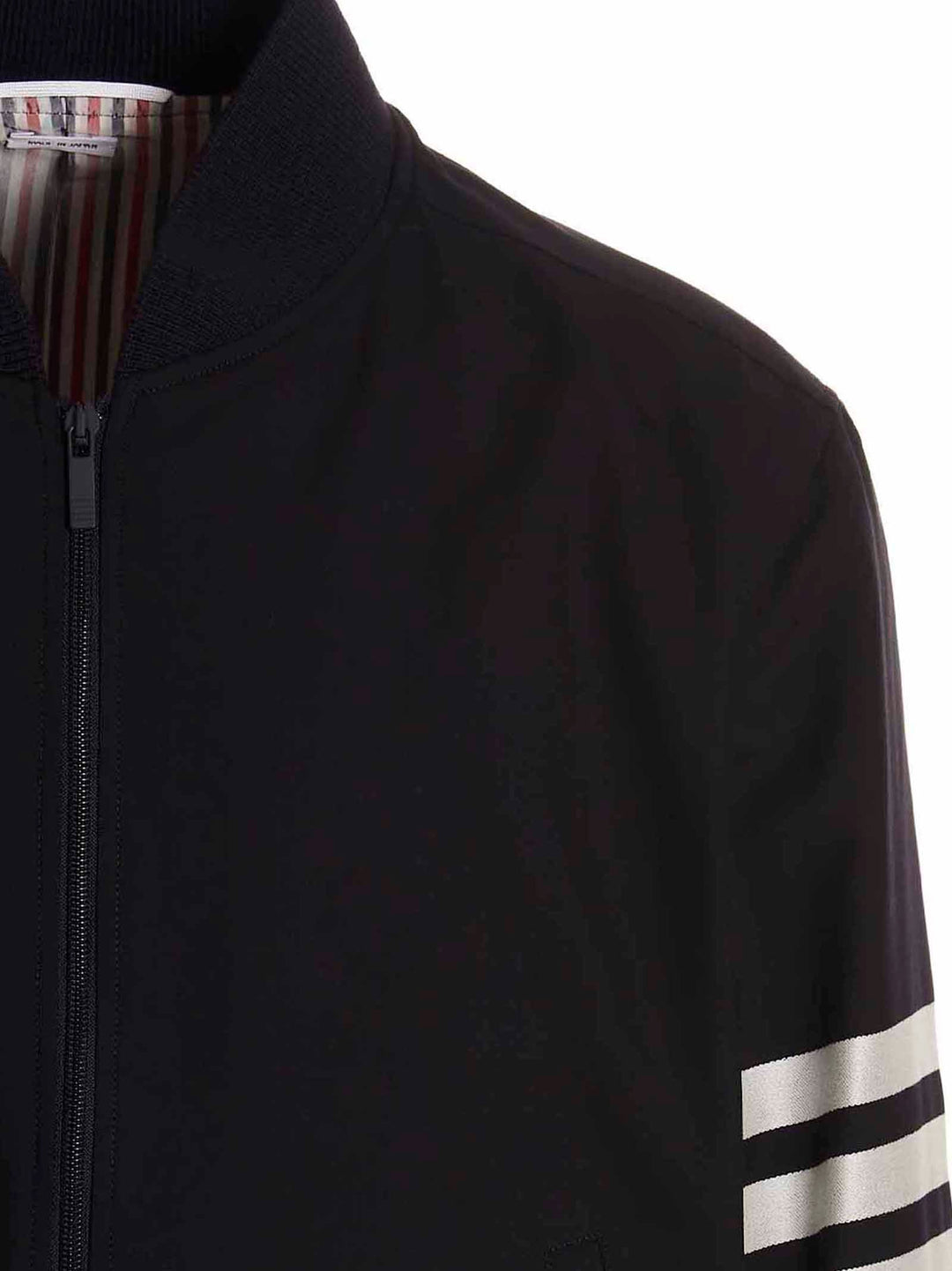 Men’s Thom Browne Blue Wool Bomber