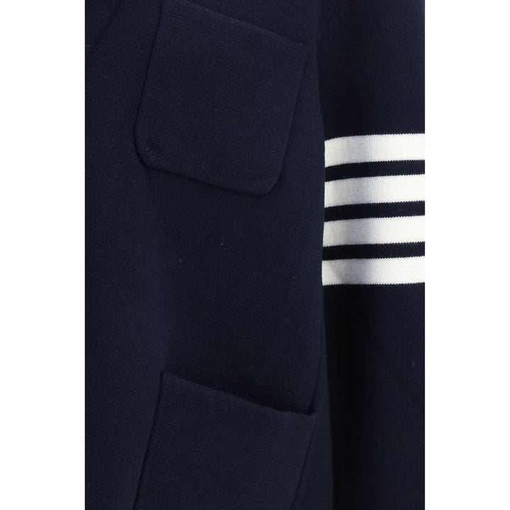 Men’s Thom Browne Blue Wool Oves Aries Full-length Jacket