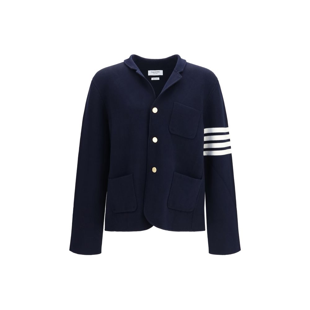 Men’s Thom Browne Blue Wool Oves Aries Full-length Jacket