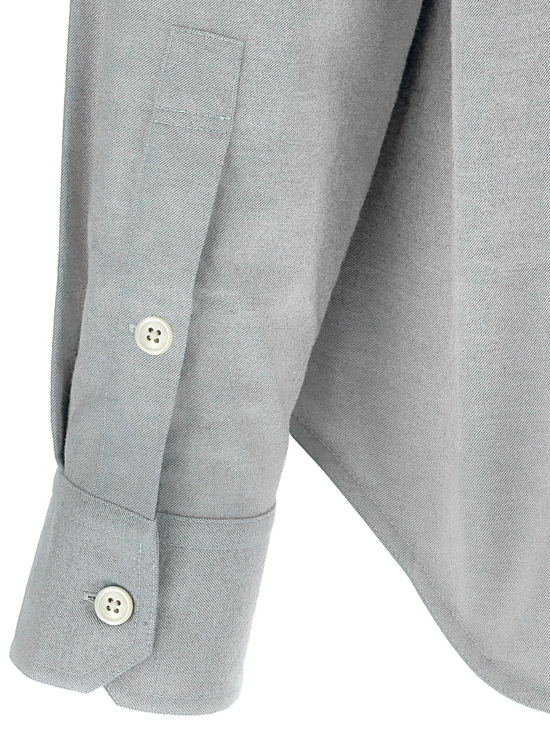Thom Browne Gray Cotton Blouse
