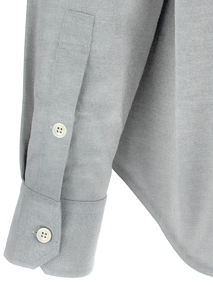 Thom Browne Gray Cotton Blouse