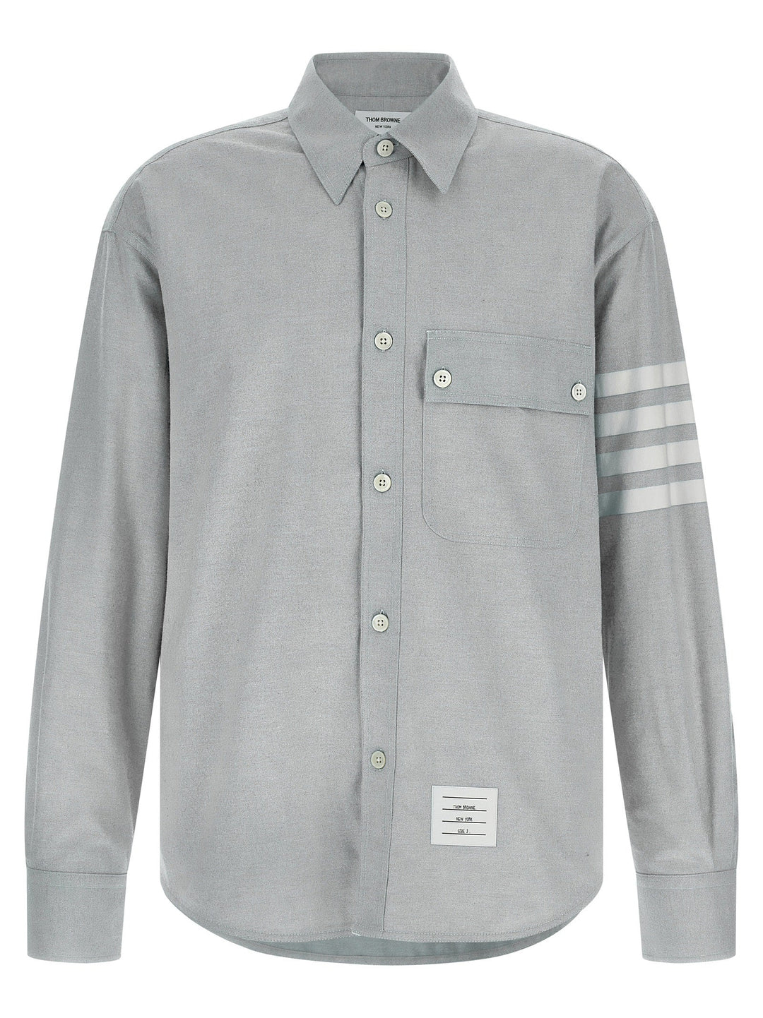 Thom Browne Gray Cotton Blouse