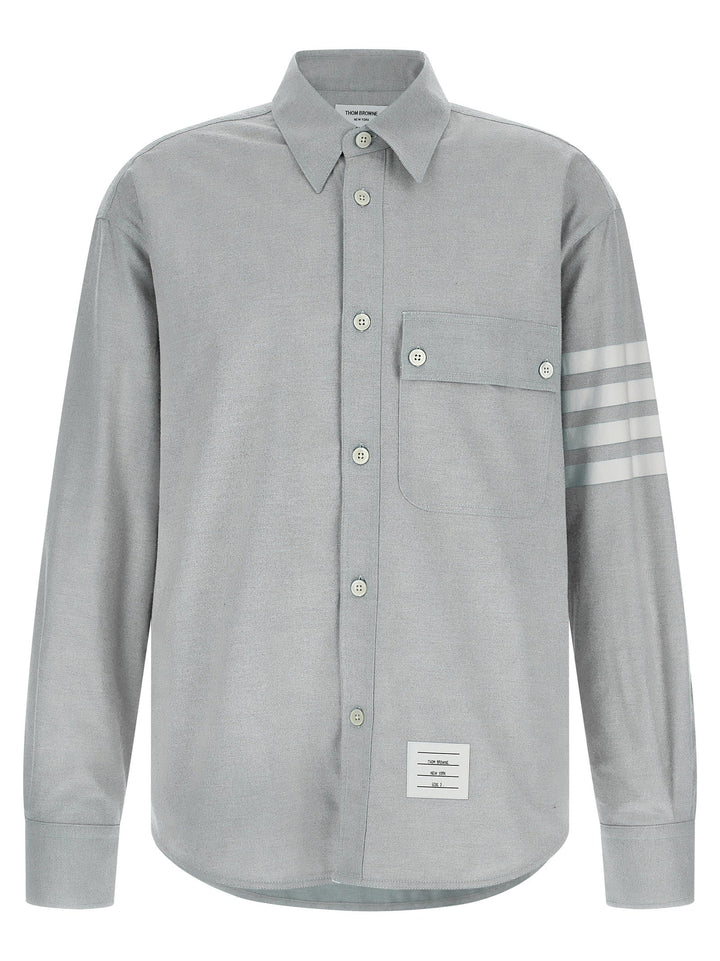 Thom Browne Gray Cotton Blouse
