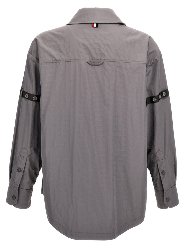 Thom Browne Gray Polyamide Blouse