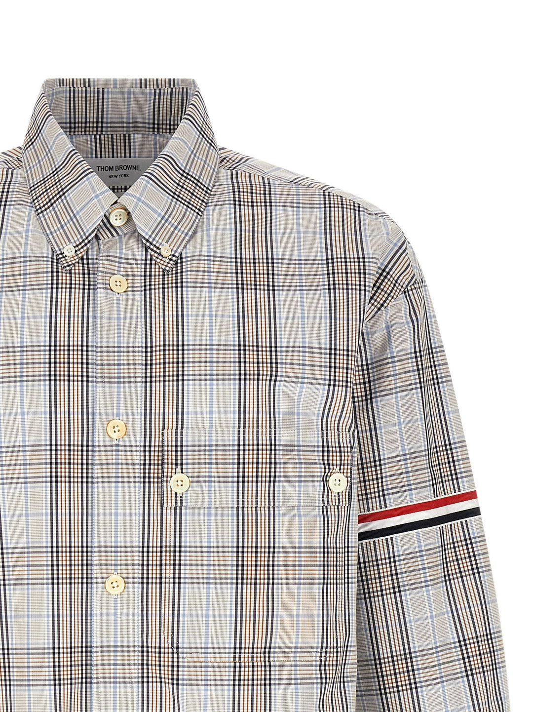 Thom Browne Multicolor Cotton Blouse