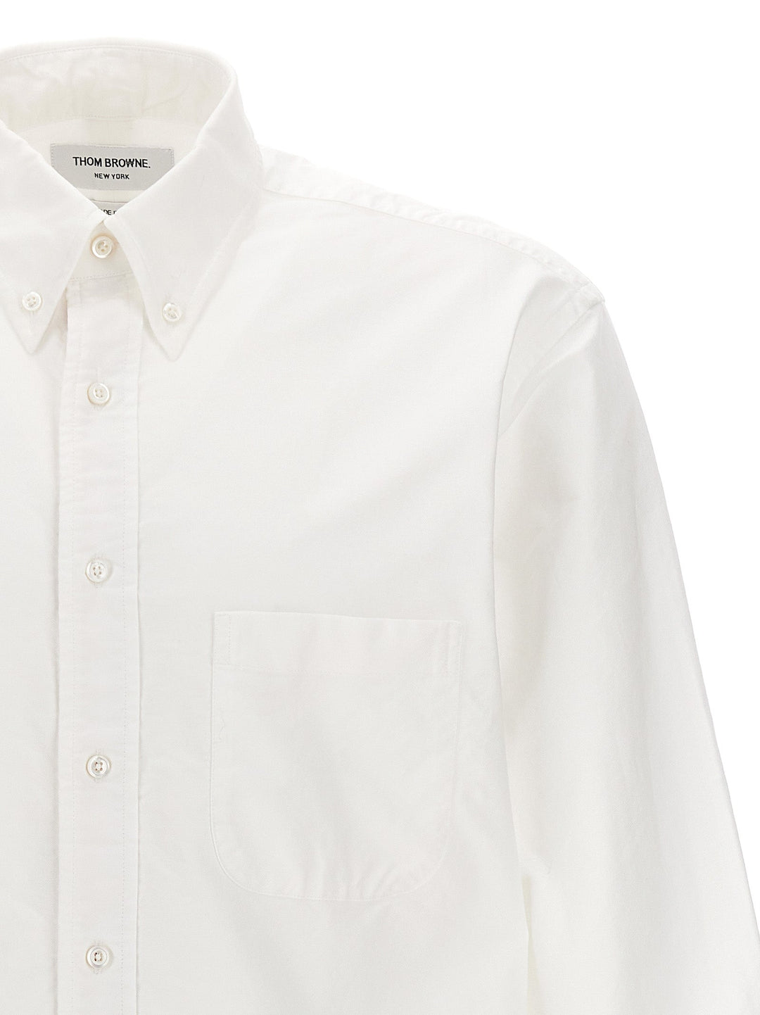 Thom Browne White Cotton Blouse