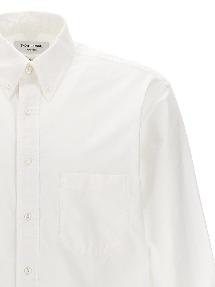 Thom Browne White Cotton Blouse