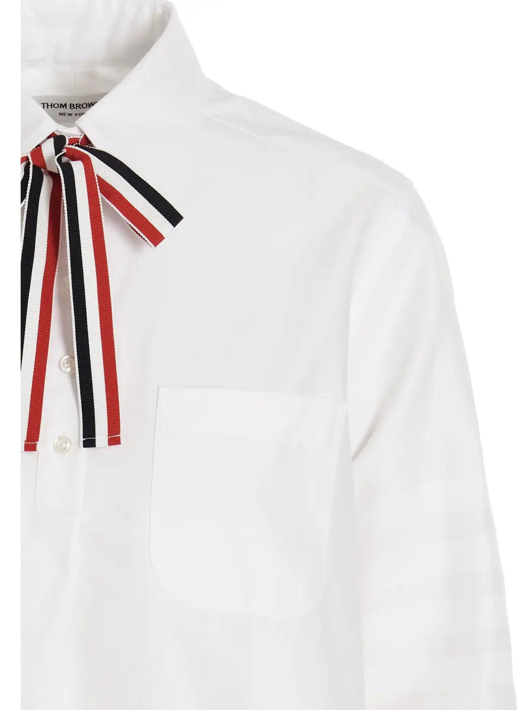 Men’s Thom Browne White Cotton Blouse