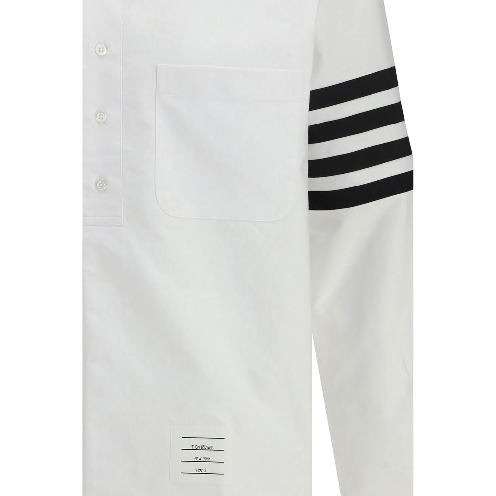 Men’s Thom Browne White Cotton Dress Shirt