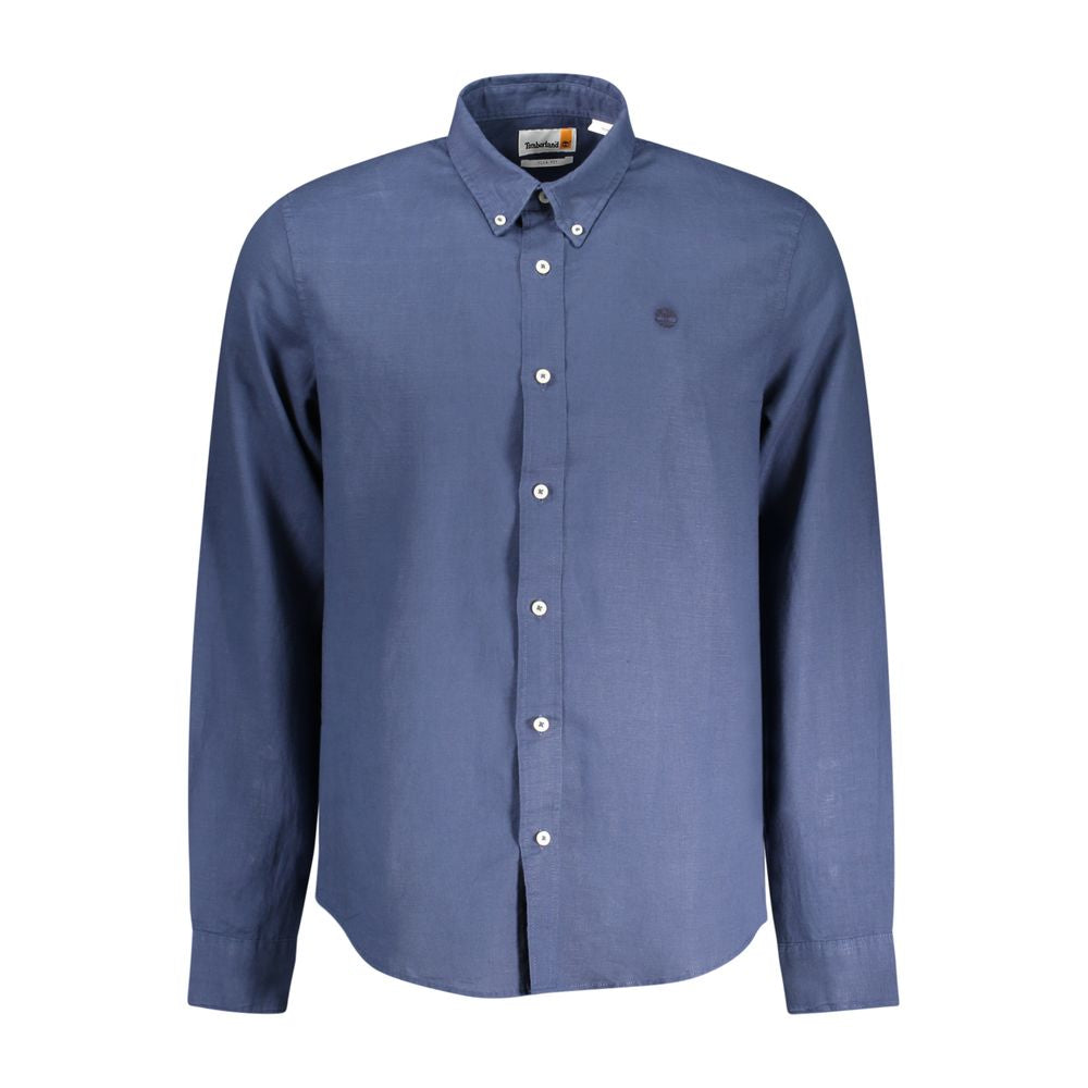 Men’s Timberland Blu Linen Men Shirt