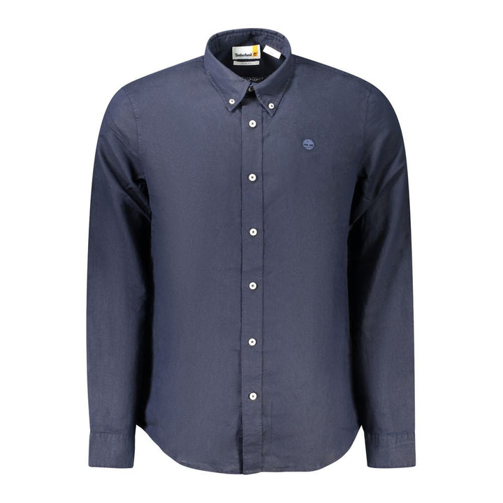 Men’s Timberland Blue Linen Men Shirt