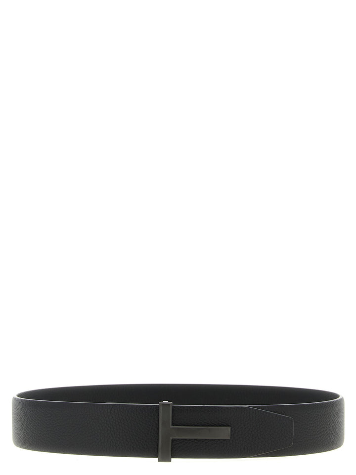Tom Ford Black Calfskin Belt
