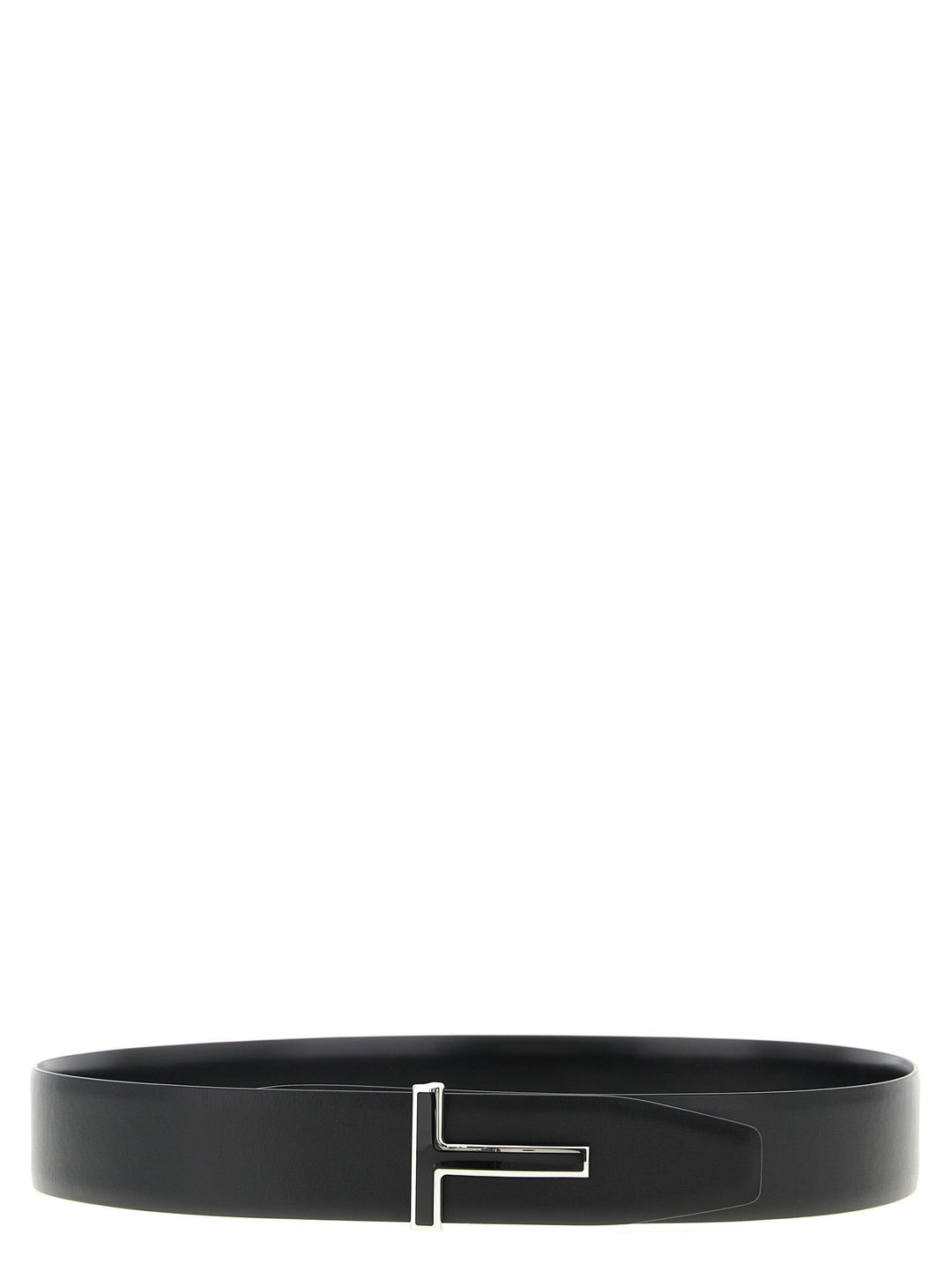 Tom Ford Black Calfskin Regular Belt
