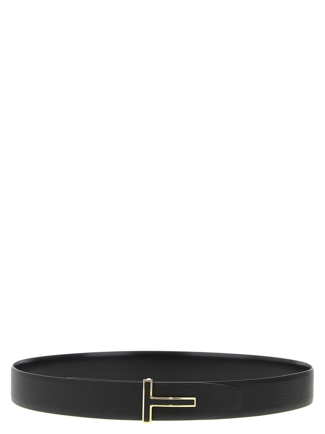 Tom Ford Black Calfskin Regular Belt