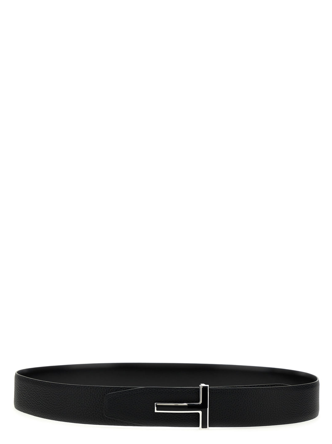 Tom Ford Black Calfskin Regular Belt