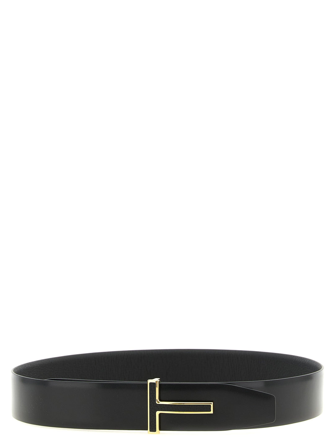 Tom Ford Black Calfskin Regular Belt