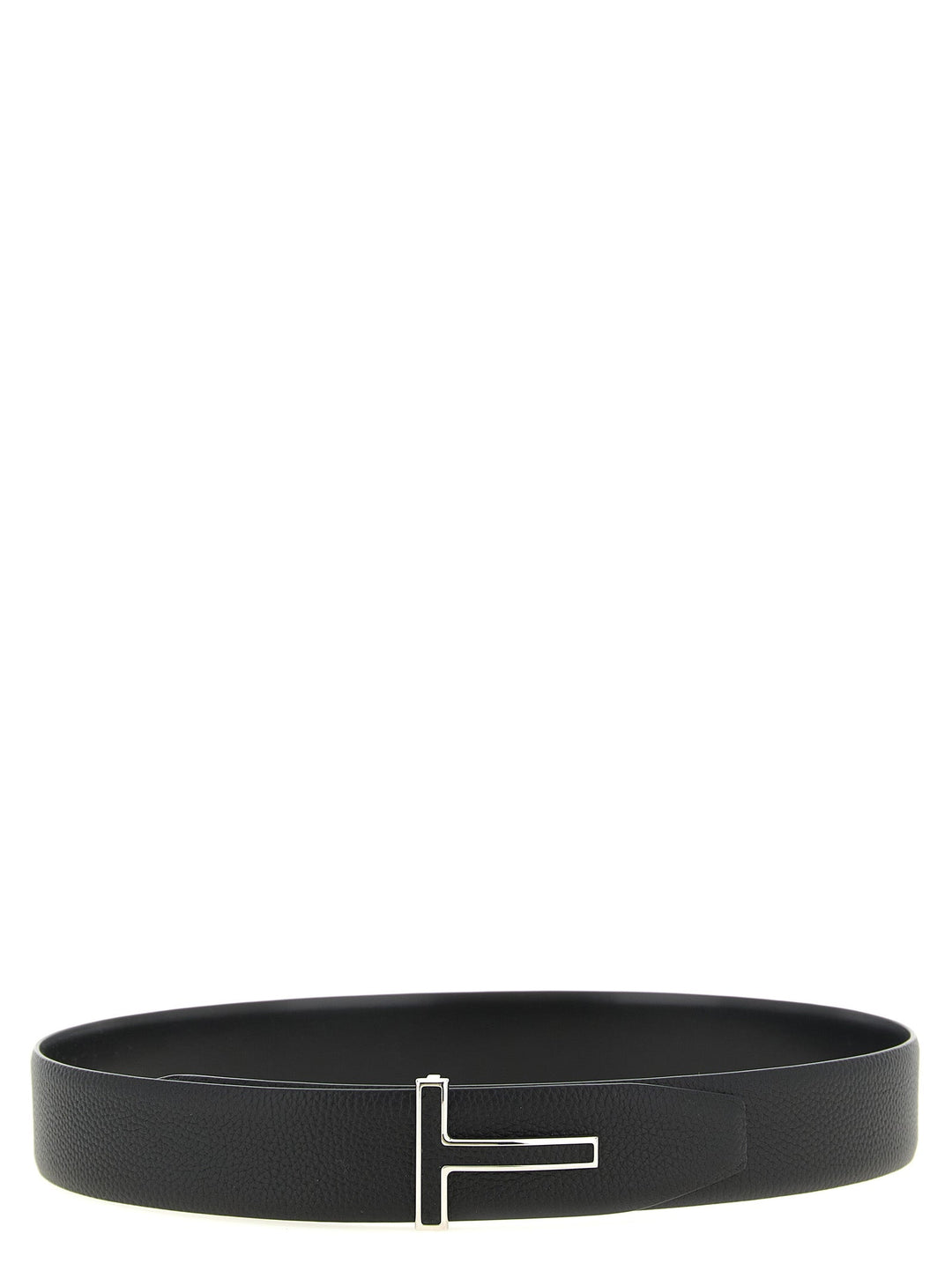 Tom Ford Black Calfskin Regular Belt